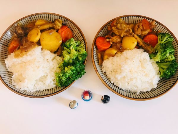 椰浆咖喱鸡肉饭