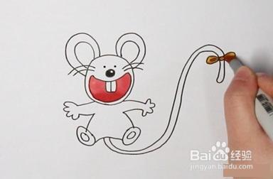 小老鼠简笔画