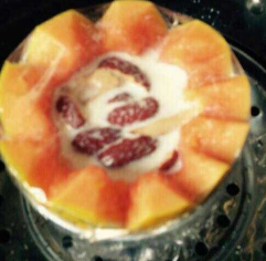 如何做红枣木瓜炖奶