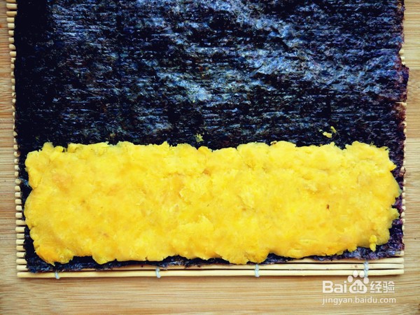 教你做红薯紫菜卷