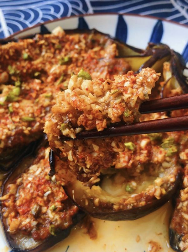 肉末蒜蓉烤茄子