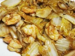 超级好吃的白菜虾仁