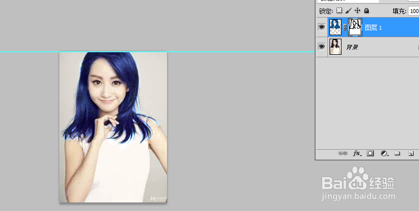 如何在Photoshop中改变头发的颜色？