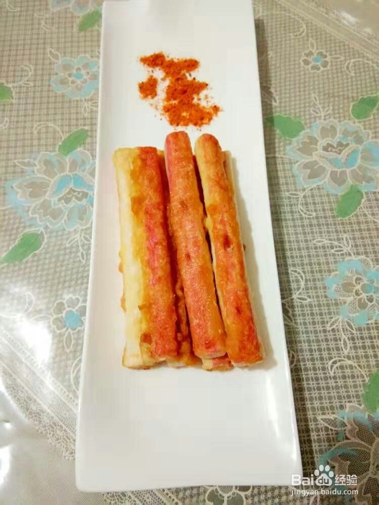 细腻美味的煎蟹