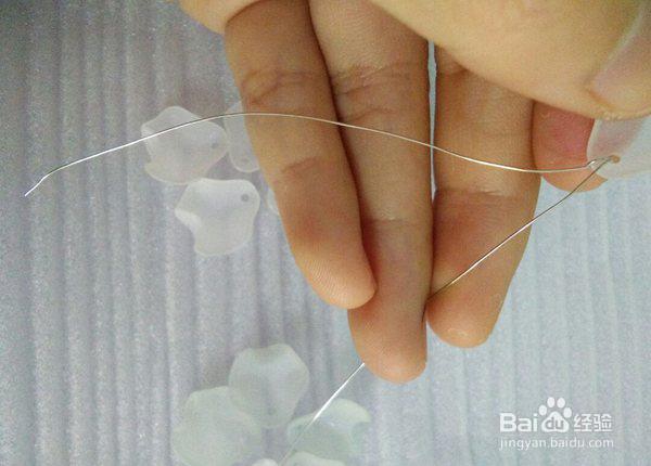 花瓣串珠花朵的diy教程