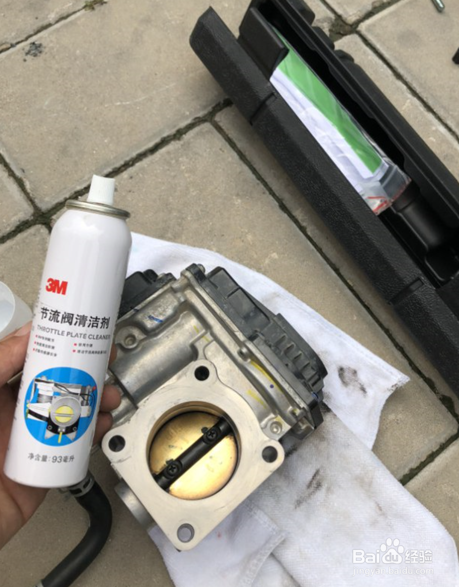 十代思域清洗节气门教程