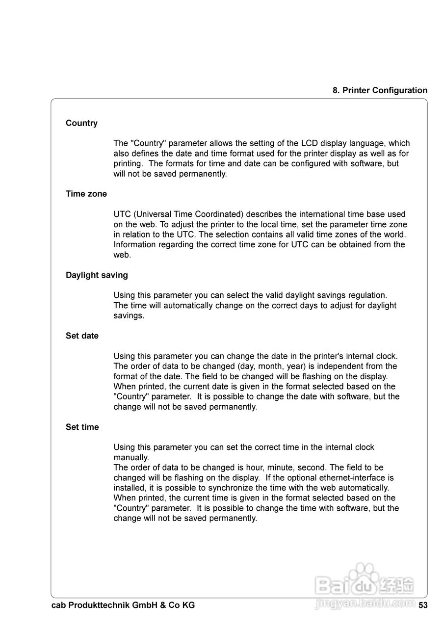 cab A8300打印机使用说明书:[6]