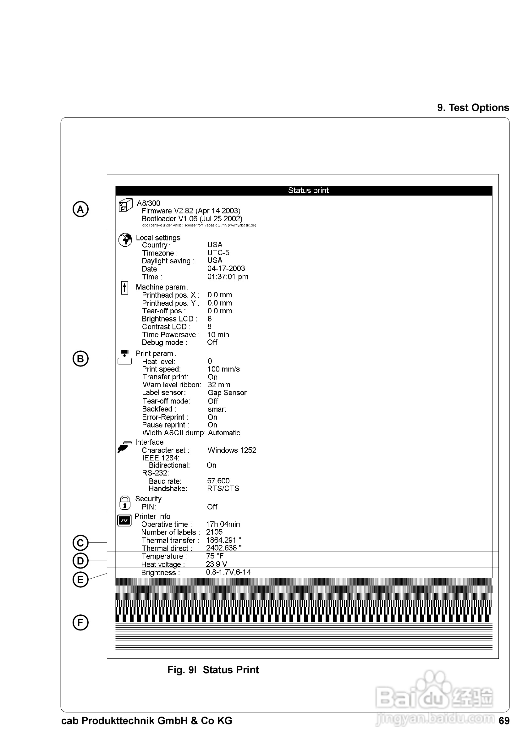 cab A8300打印机使用说明书:[7]