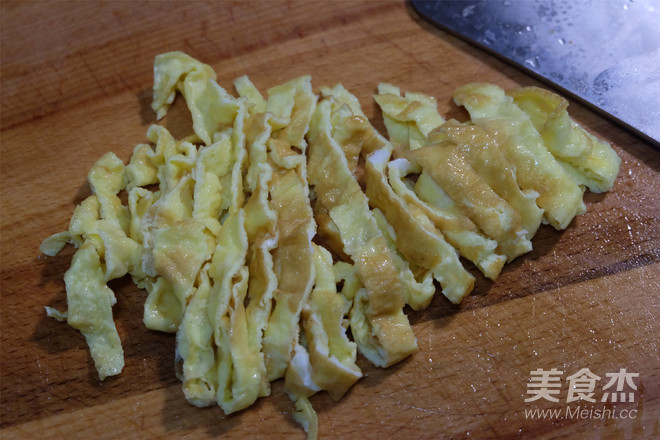 黄瓜鸡蛋拌豆腐丝