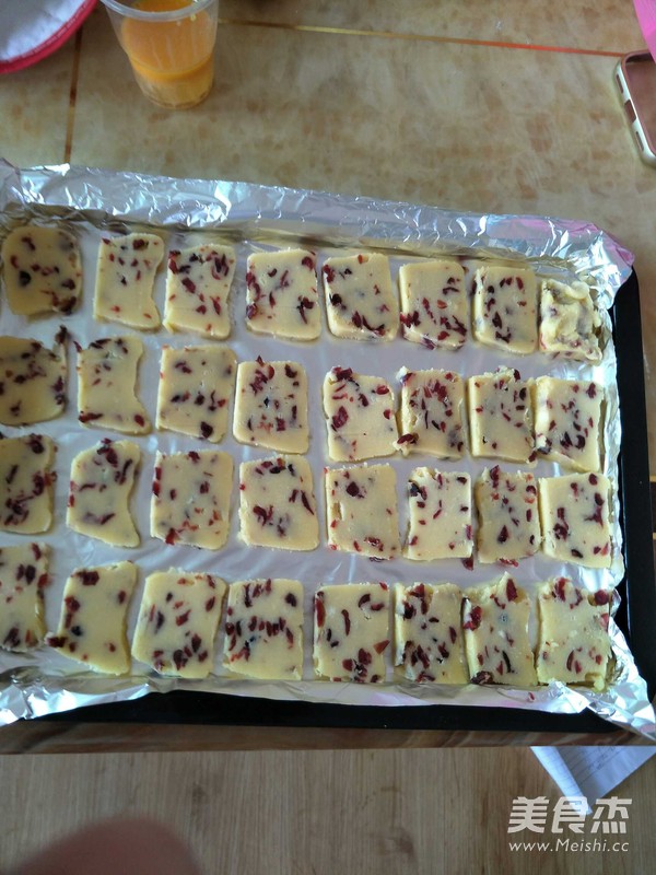 蔓越莓饼干的做法