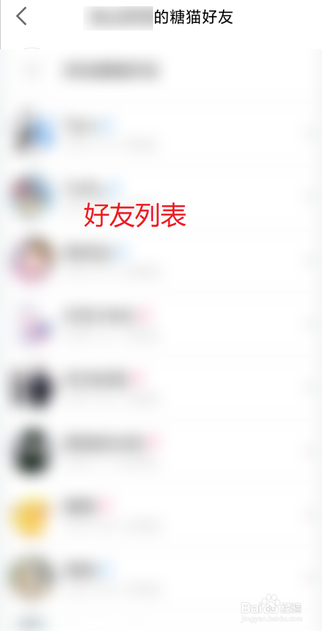 怎么查看糖猫好友