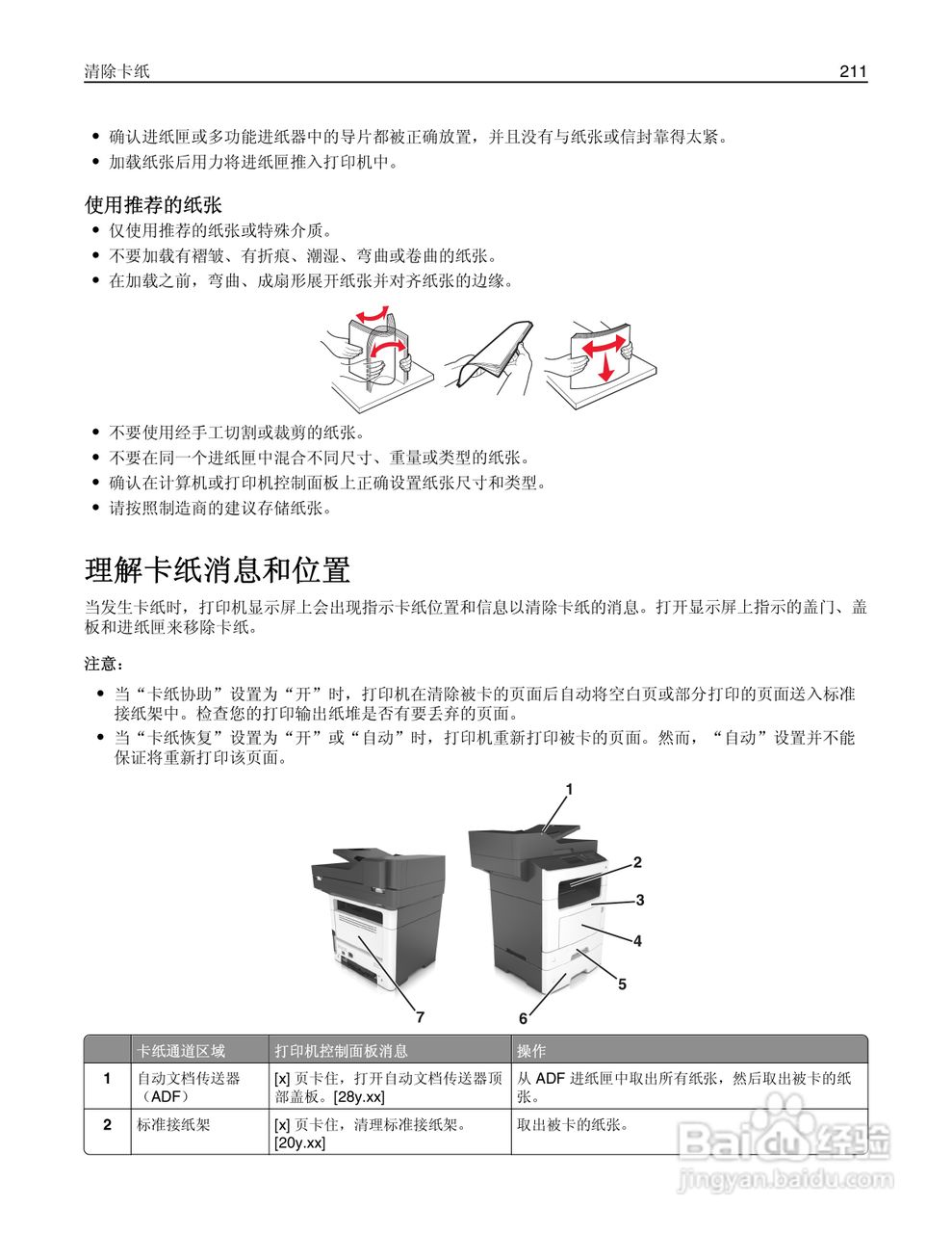 利盟Lexmark MX410de打印机说明书[22]百度经验