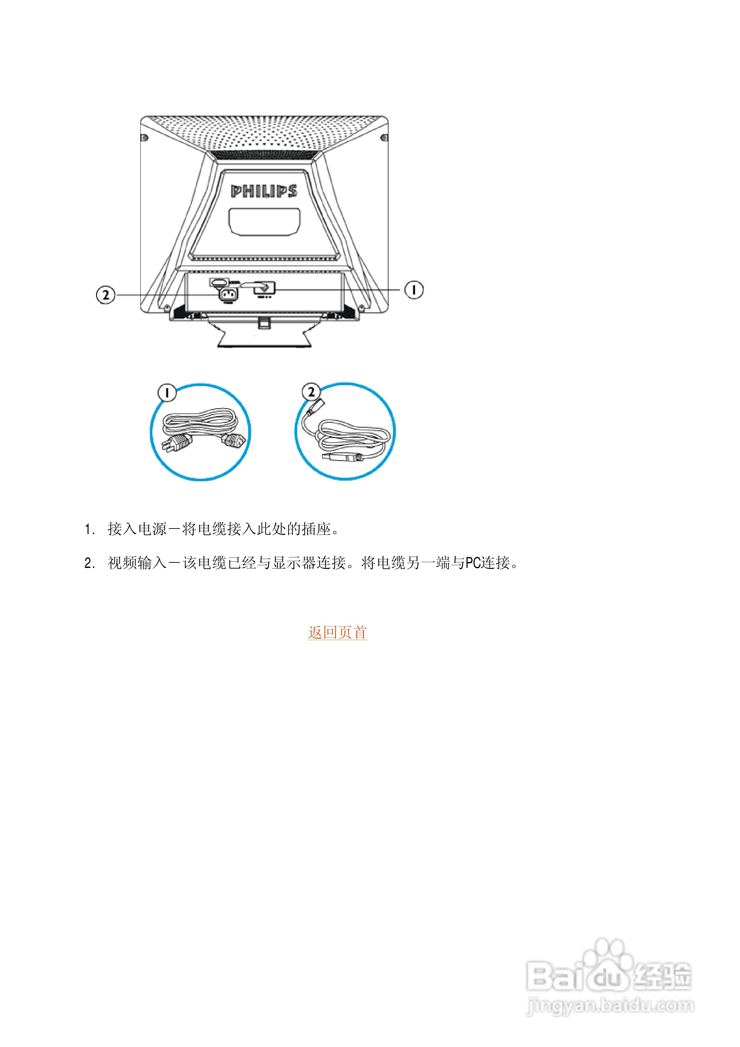 Philip飞利浦109B76显示器说明书:[2]