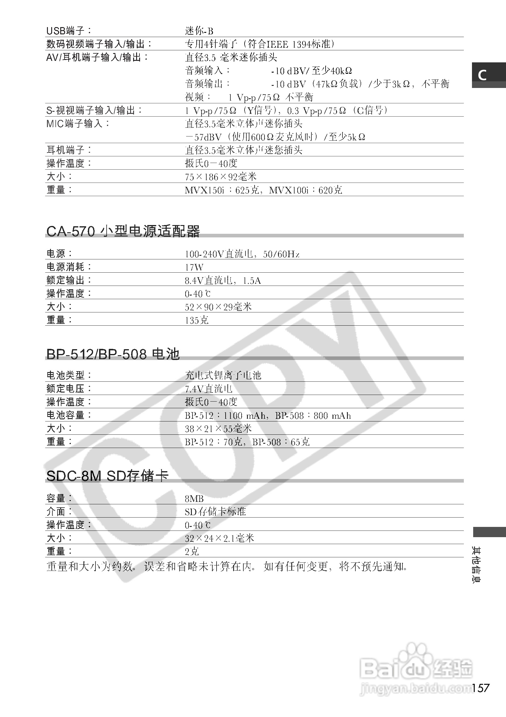 佳能MVX100i数码摄像机使用说明书:[16]