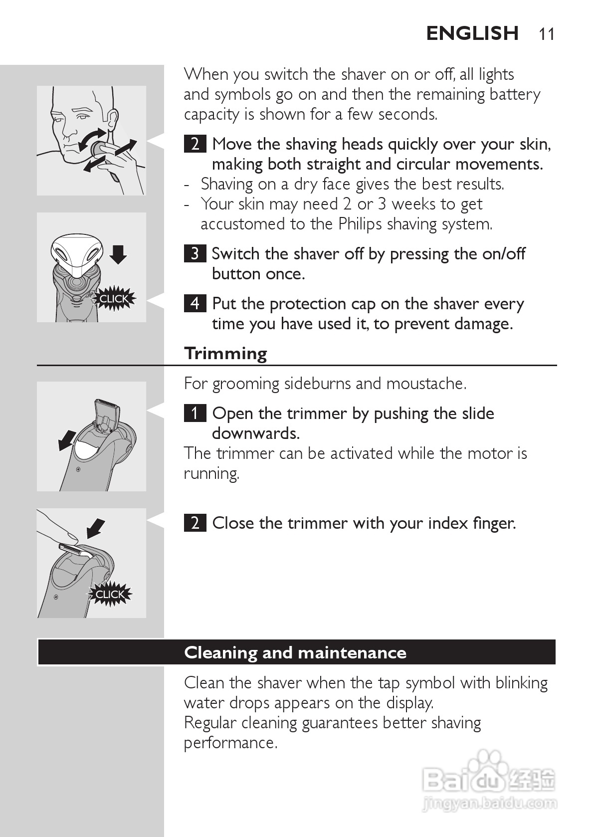 PHILIPS HQ9190剃须刀说明书:[1]