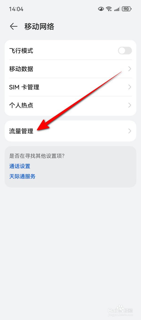 华为Pura70数据流量排行怎么查看