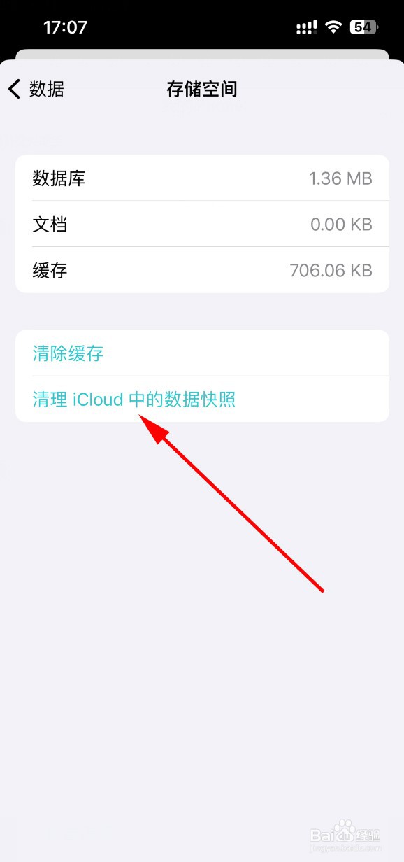 格志APP如何清理 iCloud 中的数据快照