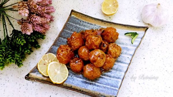 茄汁藕丸 炸藕丸