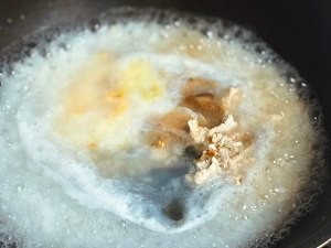 肉丝三蛋粥的做法