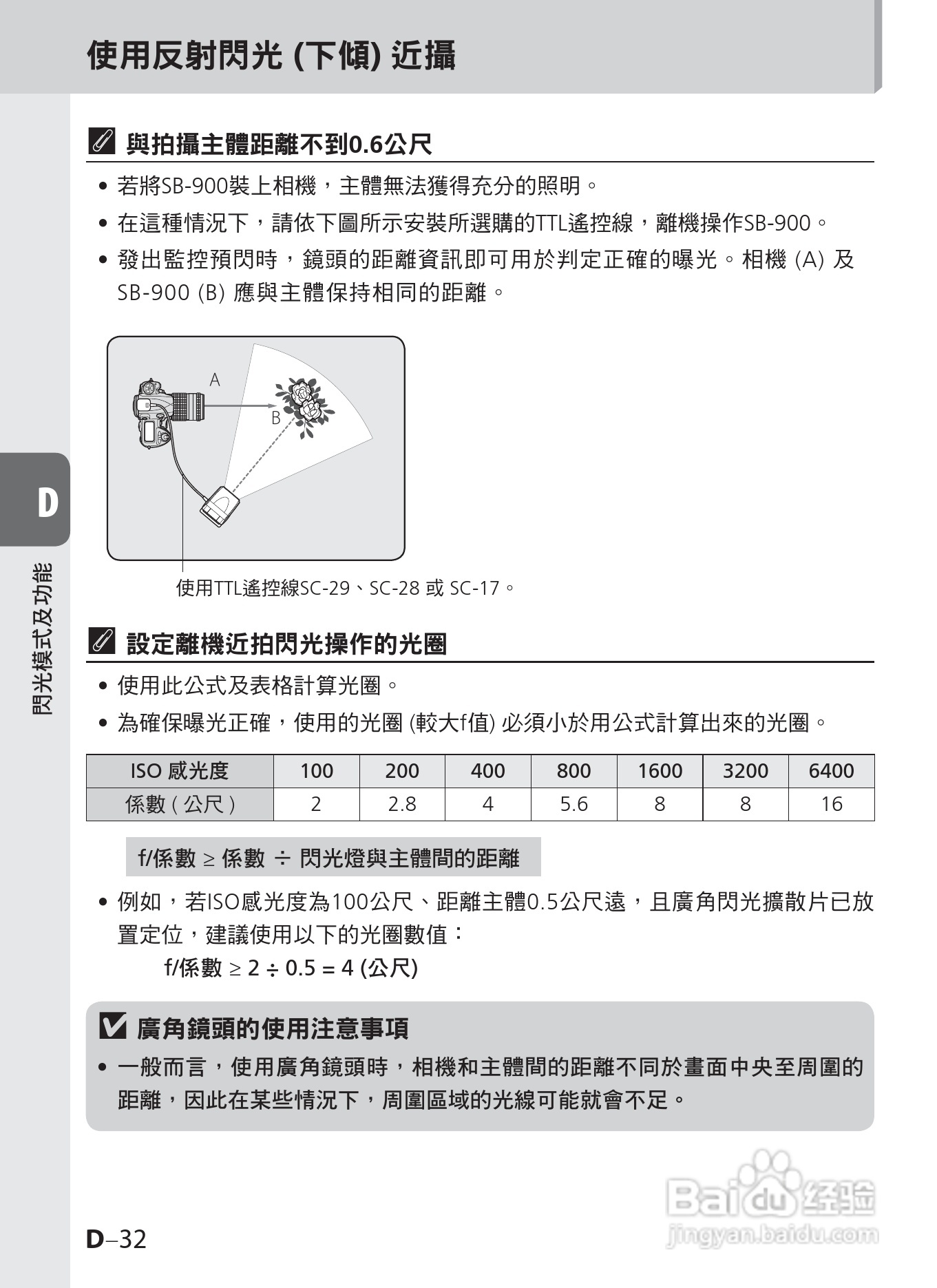 尼康SB-900数码相机使用说明书.:[8]