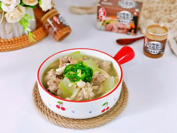 松茸冬瓜白玉菇鸭汤