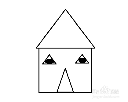 简笔画-创意房子的简笔画如何画