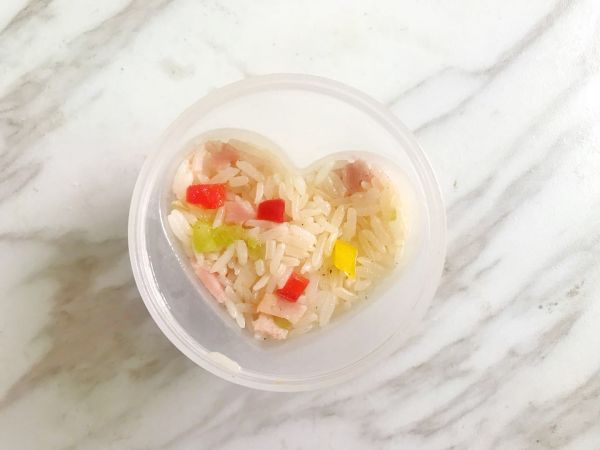 培根彩椒烤饭团