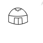 怎么画蒙古包的简笔画