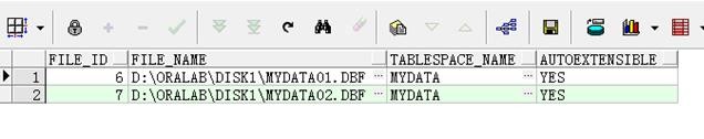 PLSQL D如何查看表空间及其数据文件