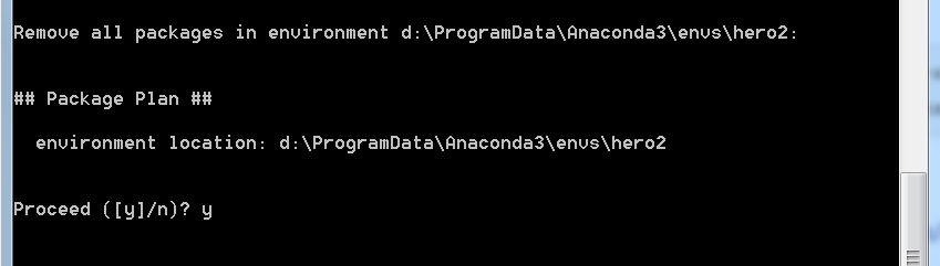 如何使用Anaconda删除python环境