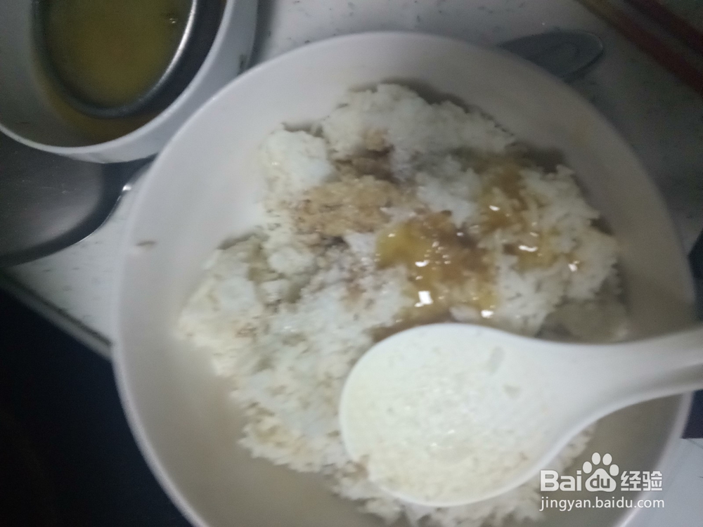 青菜胡萝卜酱油炒饭