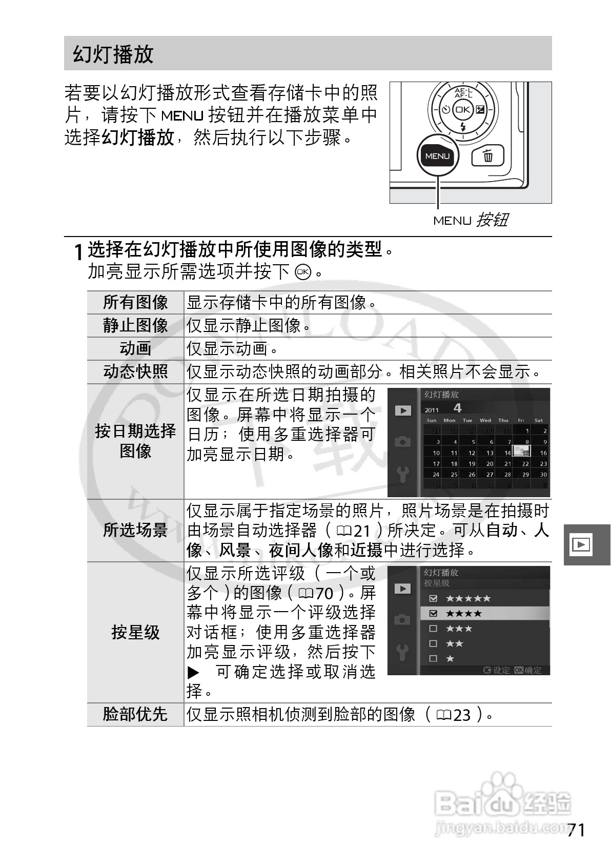 尼康Nikon 1 J1数码相机使用说明书:[10]