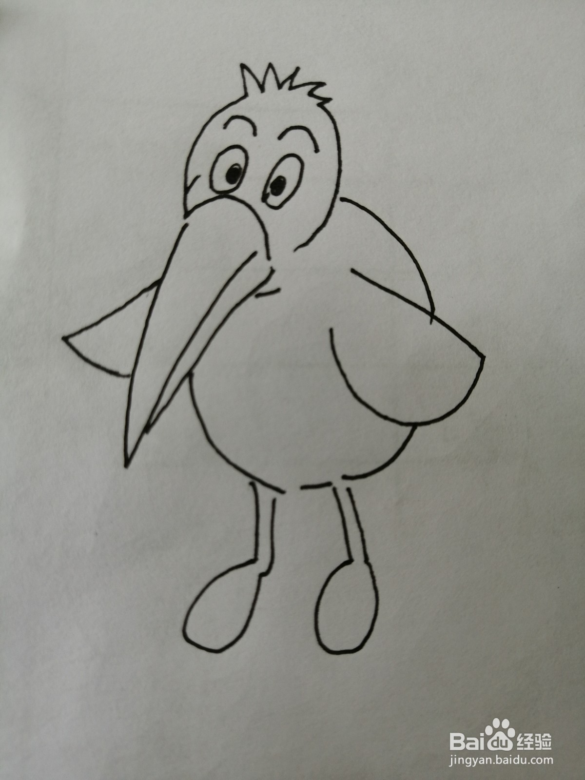简笔画小鸟怎么画