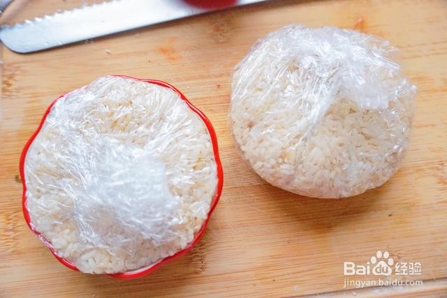 家庭自制熏肉小龙虾米饭汉堡