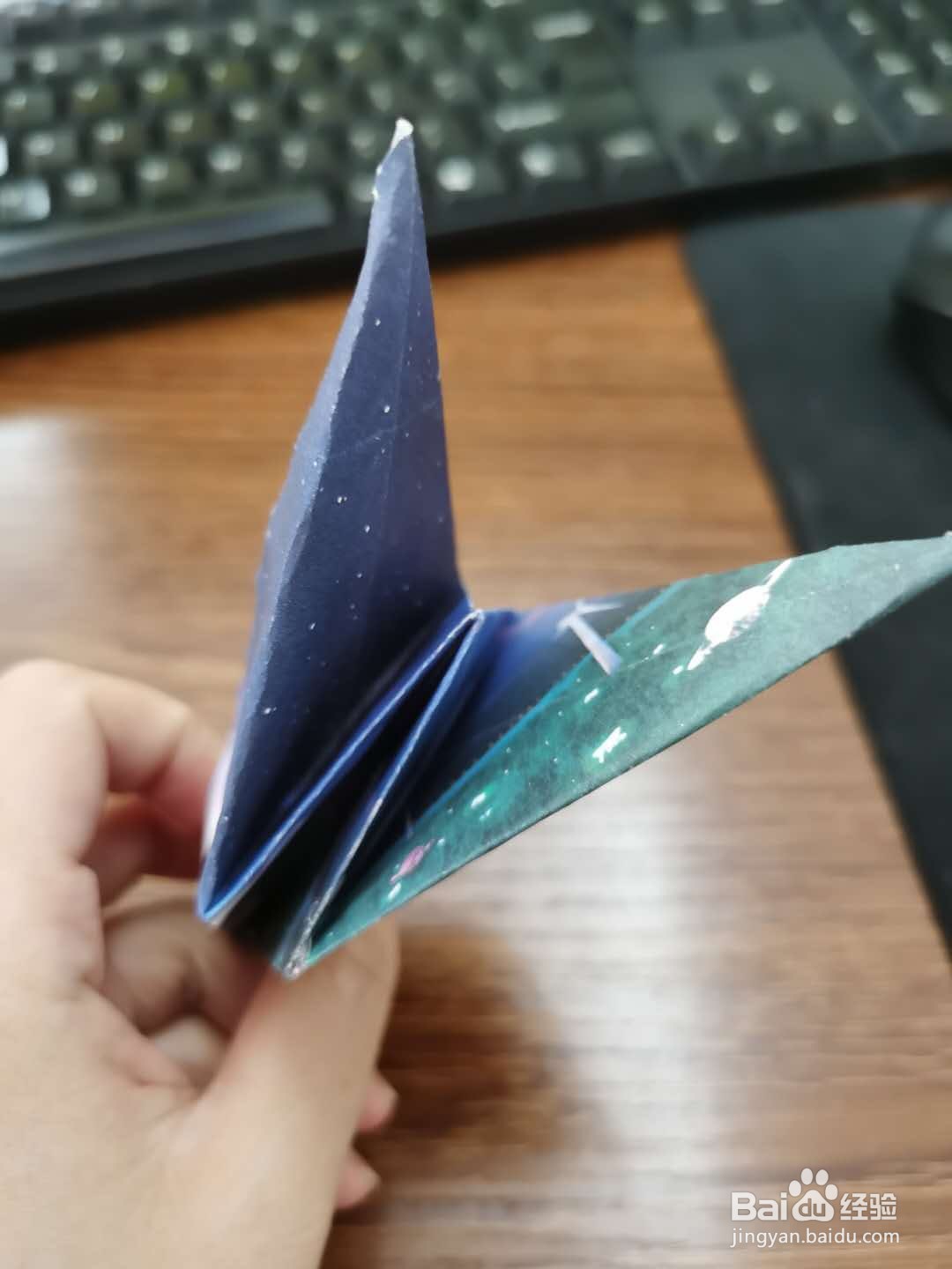 千纸鹤折纸步骤图