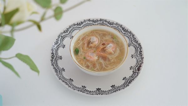 加拿大北极虾面线糊