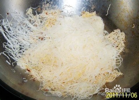 怎么做肉丝青菜炒米粉