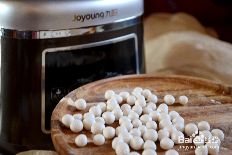 桂香红豆圆子羹的做法