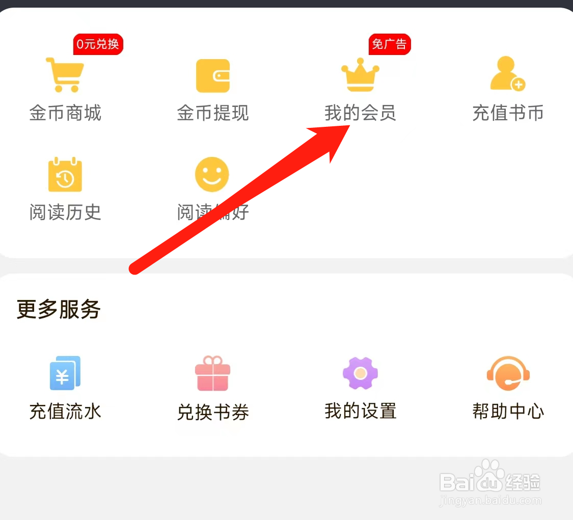 洋葱免费小说进入我的会员
