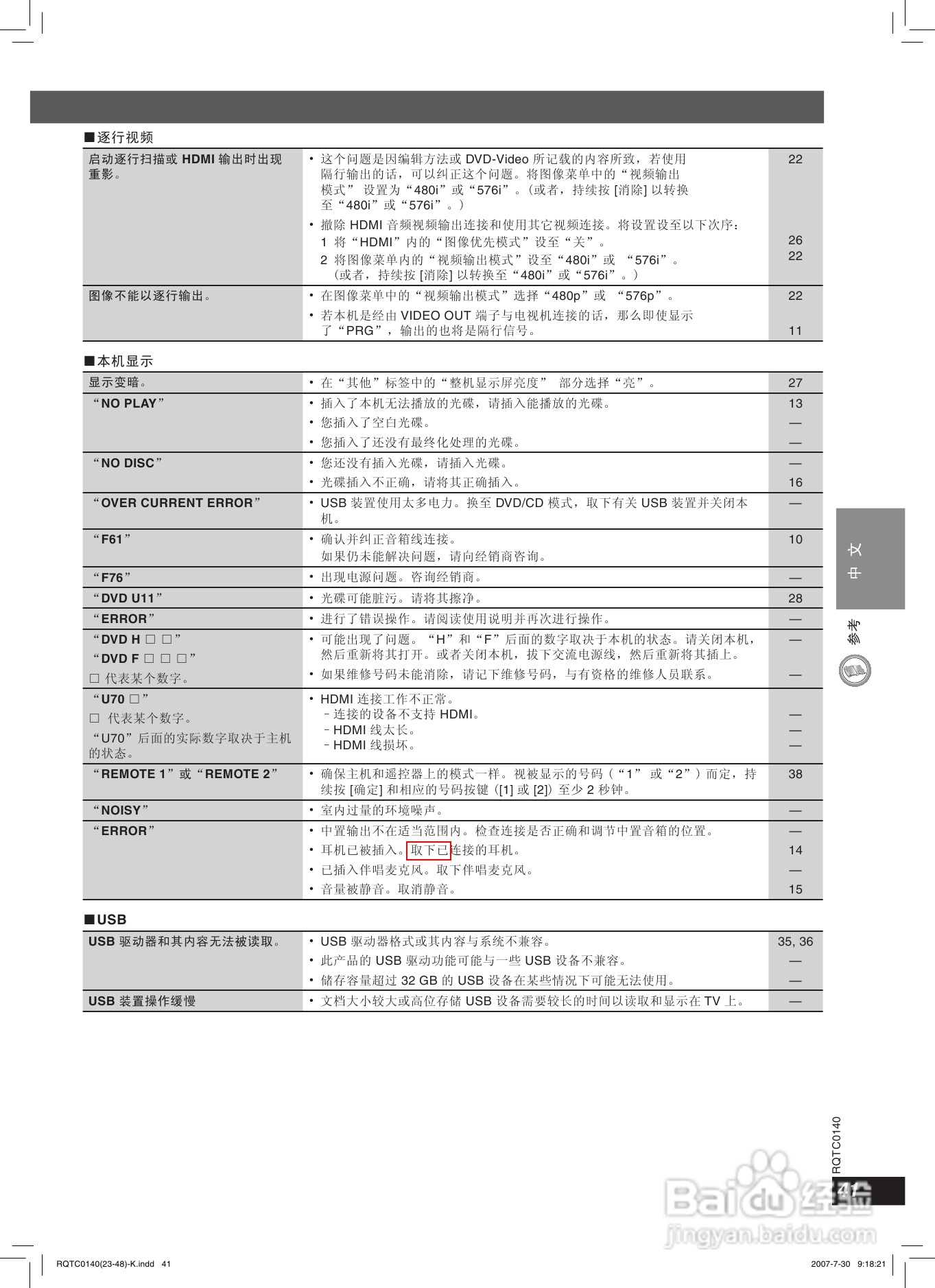 松下SC-HT869家庭影院使用说明书:[3]
