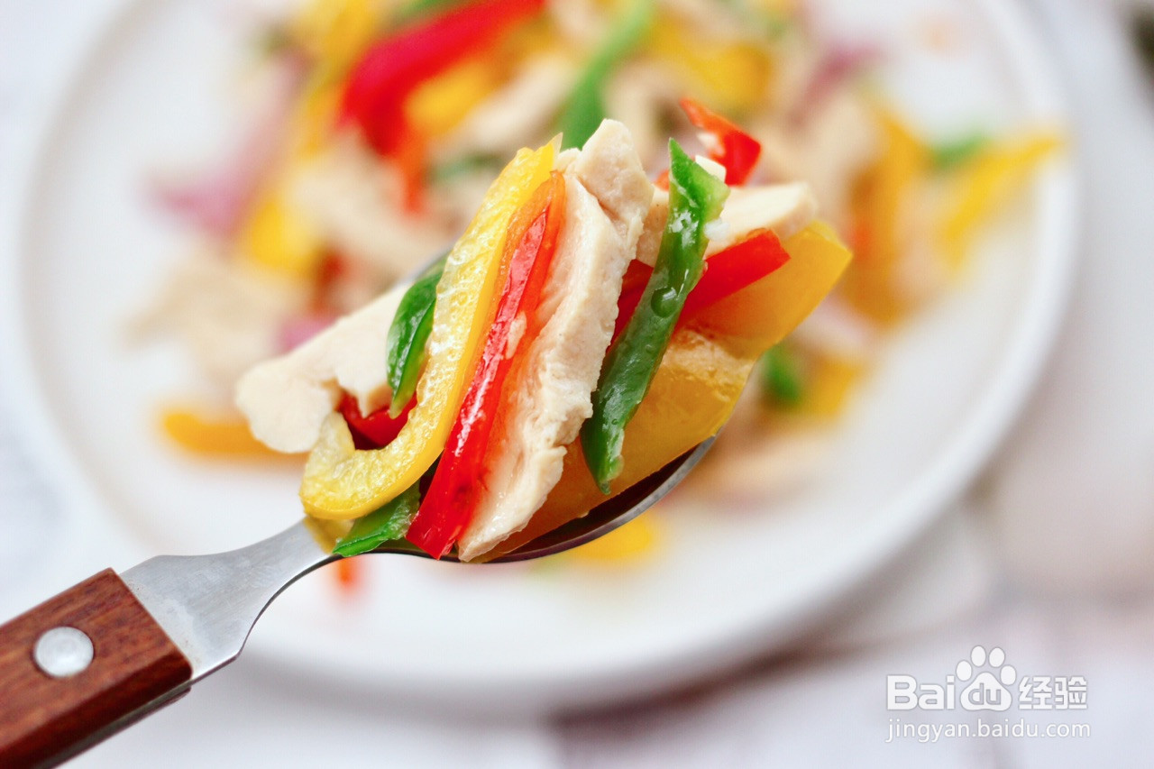 柠香彩蔬鸡胸肉的做法