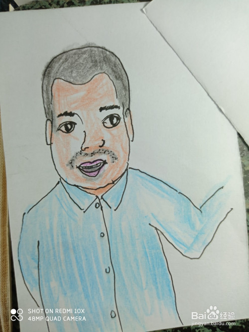 怎样画简笔画胡子哥?