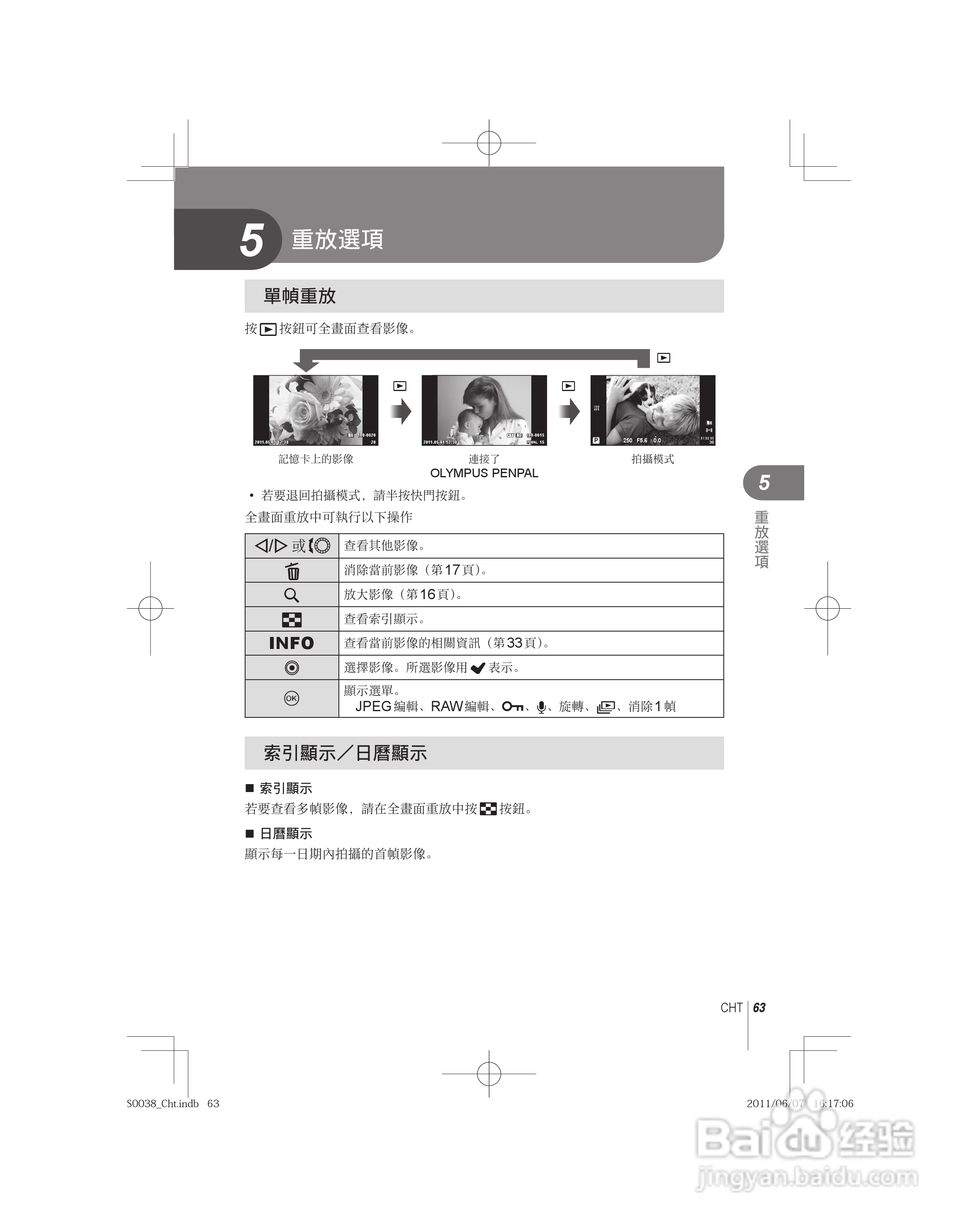 奥林巴斯E-PL3数码相机使用说明书:[7]