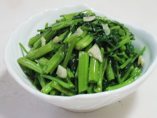 如何炒空心菜之潮汕空心菜?