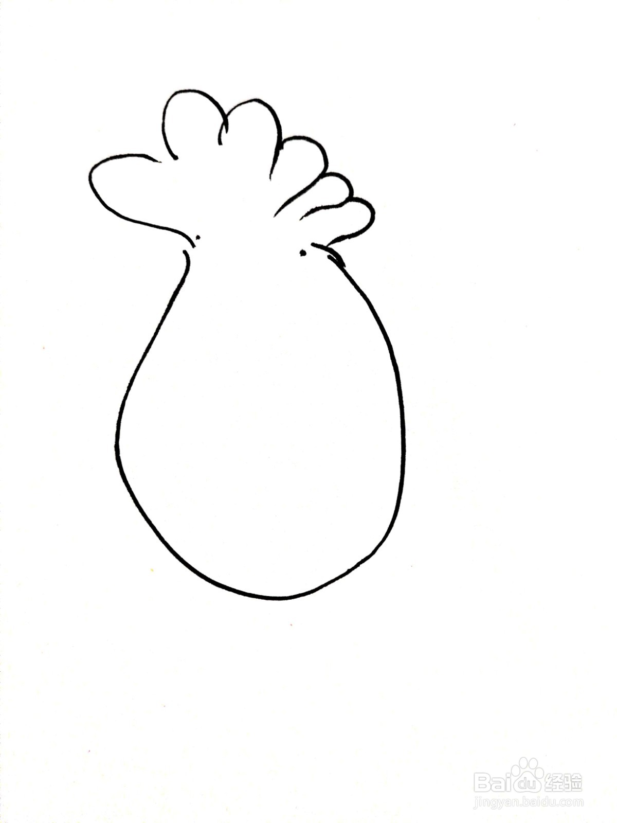 适合3-6岁的菜问幼儿简笔画