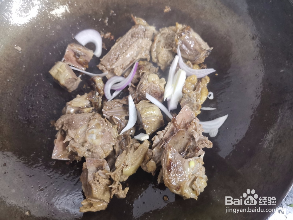 清炖干烧鸭骨架