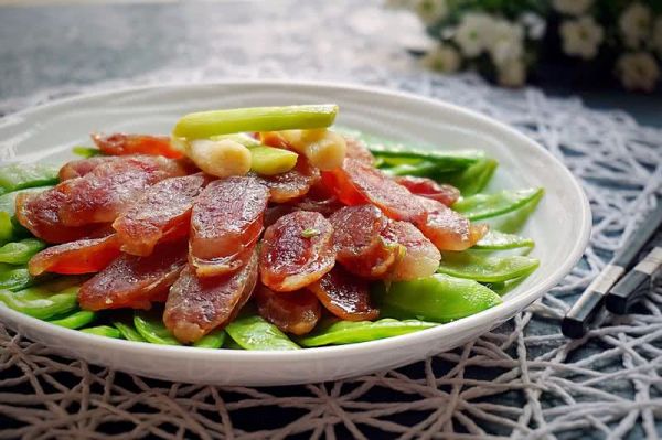 香炒腊味荷兰豆