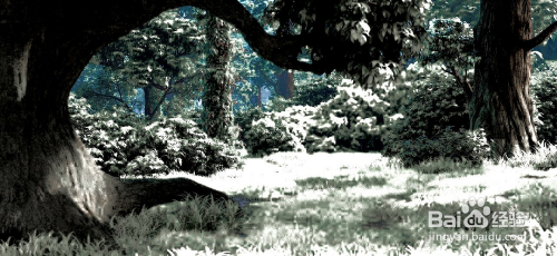 PS小技巧照片转雪景