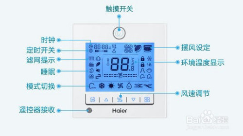 海爾中央空調按鍵圖解