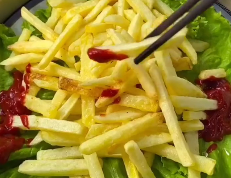 如何做自制酥脆炸薯条